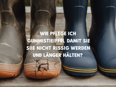 Wie pflege ich gummistiefel, damit sie nicht rissig werden und länger halten