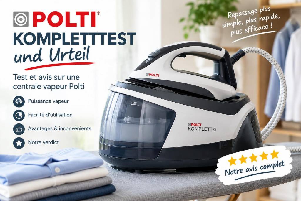 Test und Urteil zu einer Dampfbügelstation: Polti-Kompletttest und Urteil