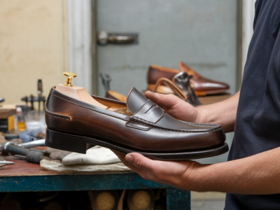 Wie repariere ich eine gelöste ledernaht an loafers (z. b. church’s) zuhause, sodass man keine sichtbaren spuren sieht?